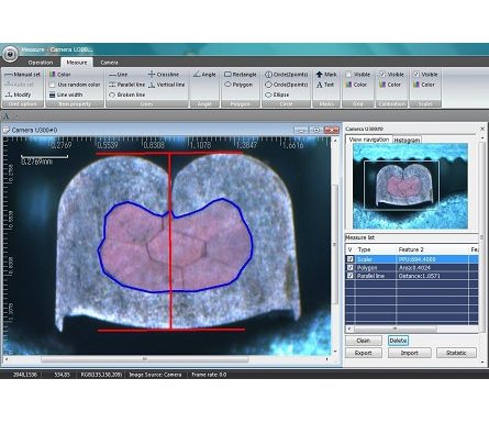 CS-04P crimp cross section monitor